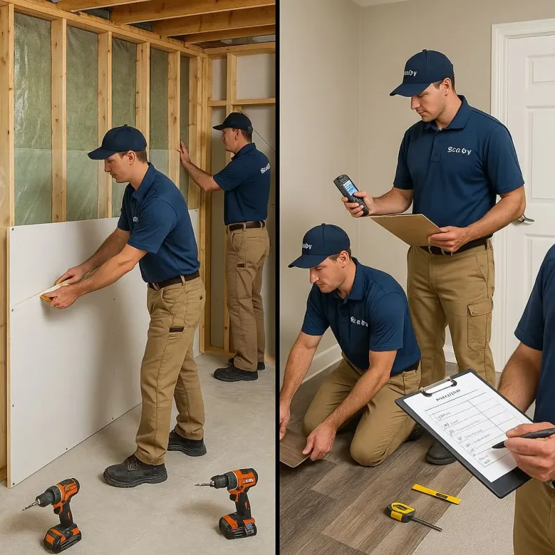 Repairs and Reconstruction process in Wattsville, VA